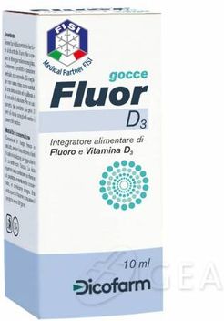 Fluord3 Integratore Fluoro e Vitamina D3 10 ml