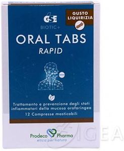 Prodeco GSE Oral Tabs Rapid Gusto Liquirizia 12 Compresse