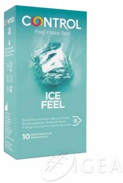 Ice Feel Profilattici Aroma Menta 10 Pezzi