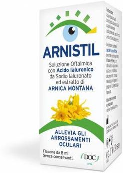 Arnistil Soluzione Oftalmica con Acido Ialuronico 0,2% + Estratto di Arnica Montana 0,1% Flacone 8 ML