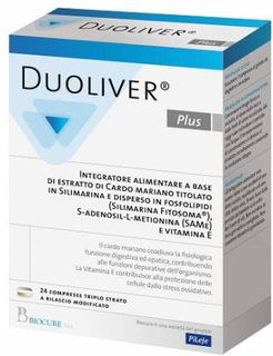 Duoliver Plus Integratore depurante 24 Compresse