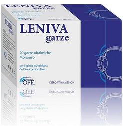 Leniva Garze Monouso Oftalmiche 20 pezzi