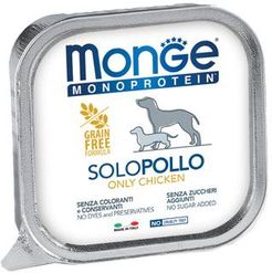 Monoprotein 100% Pollo Alimento proteico per cani adulti 150 g