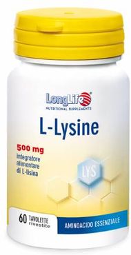 L-Lysine 500 mg Integratore per i tessuti connettivi 60 Tavolette