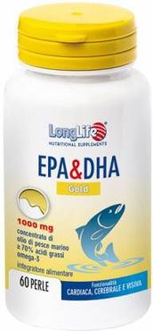 EPA&DHA Gold 1000 mg Integratore per il benessere del cuore 60 Perle