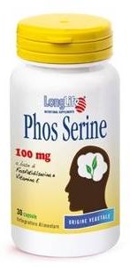 Phos Serine 100 mg Integratore Antiossidante 30 Capsule