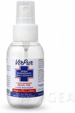 Virpur Spray igienizzante per mani e superfici 70 ml