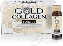 Pure Gold Collagen HairLift Integratore per la Crescita dei Capelli 10 flaconcini