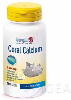 Coral Calcium 500 MG Integratore Calcio Corallino 100 capsule