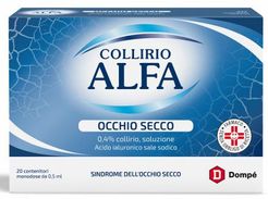 Dompé - Collirio Alfa Occhio Secco 20 flaconi 0,5 ml