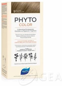 Phytocolor 9 Biondo Chiarissimo Colorazione Permanente Per Capelli