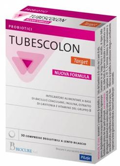 Tubescolon Target Integratore per l'equilibrio intestinale 30 Compresse