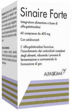 Sinaire Forte Integratore Contro i Gas Intestinali 400 mg 60 cpr