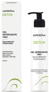 Detox Gel detergente per il viso 250 ml