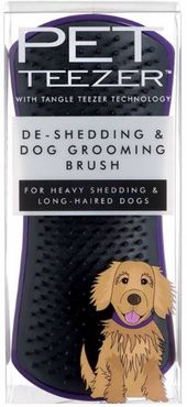 De-Shedding Purple/Grey Spazzola per Cani a Pelo Lungo