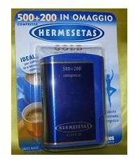 Hermesetas Gold Dolcificante a Base di Aspartame 500+200 Compresse 35 g