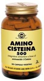 Amino Cisteina 500 Integratore Pelle Unghie e Capelli 30 capsule