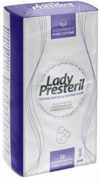 Lady Presteril Assorbenti postparto 12 Pezzi