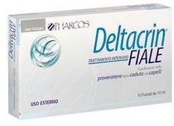 Deltacrin Fiale Trattamento anticaduta dei capelli 10 fiale x 10 ml