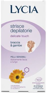 Delicate Touch Strisce Depilatorie Braccia Gambe 20 pezzi