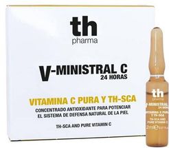 Vitalia Ministral C Vitamina C Pura + Th Sca 24 H Antiossidante per la pelle 5 Fiale da 2 ml