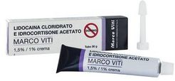 Lidocaina Cloridrato E Idrocortisone Acetato Marco Viti 15 Mg/g + 10 Mg/g Crema Rettale