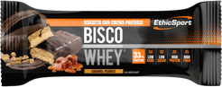 Ethic Sport Bisco Whey Caramel Peanuts Barretta Proteica Gusto Arachidi e Caramello 40 g