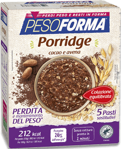 Porridge Cacao ed Avena 5X55 g