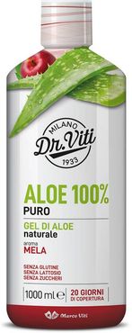 Dr Viti Aloe 100% Puro Aroma Mela Depurativo 1Litro