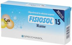 Fisiosol 15 Rame per il benessere respiratorio 20 fiale