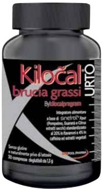 Kilocal Brucia Grassi Urto Integratore per Dimagrire Velocemente 30 Compresse
