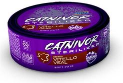 Catnivor Sterilized Vitello Alimento umido per gatti adulti 80 g