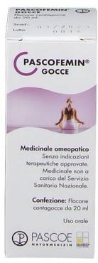 Pascoe Pascofemin Medicinale Omeopatico per Menopausa e Mestruazioni Gocce 20 ml