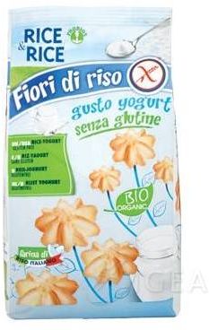 Fiori di Riso allo Yogurt Biscotti biologici senza glutine 250 g