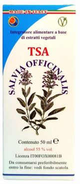 Tsa Salvia Officinalis Integratore Naturale per la Menopausa 50 ml