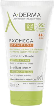 Exomega Control Crema Emolliente Lenitiva del Prurito 50 ml