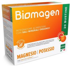 Biomagen Integratore Magnesio e Potassio 20 Bustine