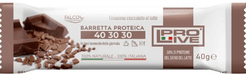 40 30 30 Barretta proteica gusto cioccolato al latte 40 g
