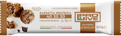 40 30 30 Barretta proteica gusto cioccolato fondente e cookies  40 g