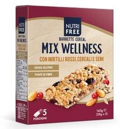Nutrifree Cereal Mix Wellness Barrette 28 g x 5 pezzi