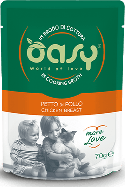 Wet Cat More Love Cibo Umido per Gatti Adulti gusto Pollo 70 g