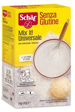 Mix It Farina universale senza lattosio e glutine 1Kg + 20g