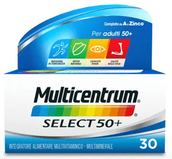Select 50+ Integratore Vitamine e Minerali per Adulti 30 compresse