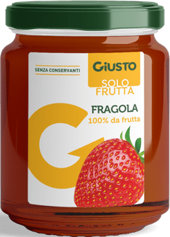 Solo Frutta Composta di Fragole Senza Glutine 284 g