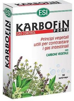 Karbofin Forte Integratore per benessere intestino 30 Capsule