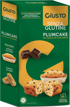 Plumcake Con Gocce di Cioccolato Senza Glutine 160 g