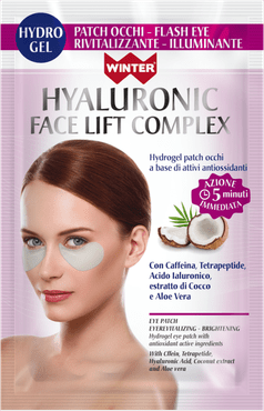 Hyaluronic Face Lift Patch Eye Patch Occhi Rivitalizzante Illuminante 2 pezzi