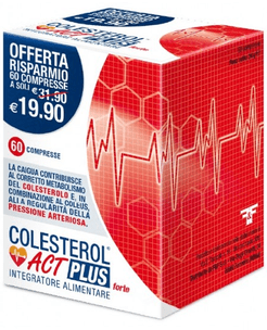 Colesterol Act Plus Forte Integratore per il Colesterolo 60 compresse