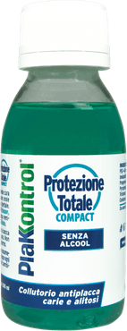 Plakkontrol Protezione Total Compact Travel Size Collutorio Antiplacca 99 ml