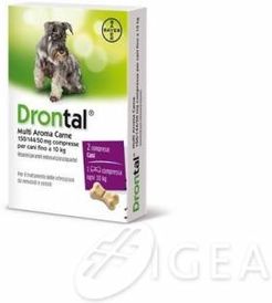 Drontal Multi Aroma Carne Antiparassitario per Cani 6 compresse